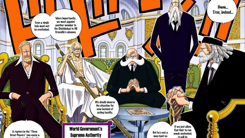 Лидеры Мирового Правительства “Пять старейших звезд”. One Piece. Глава 233.