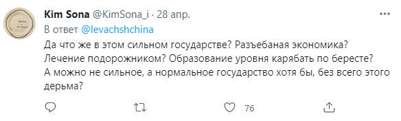 Пользователь_ницы по-разному понимают «сильное» государство.